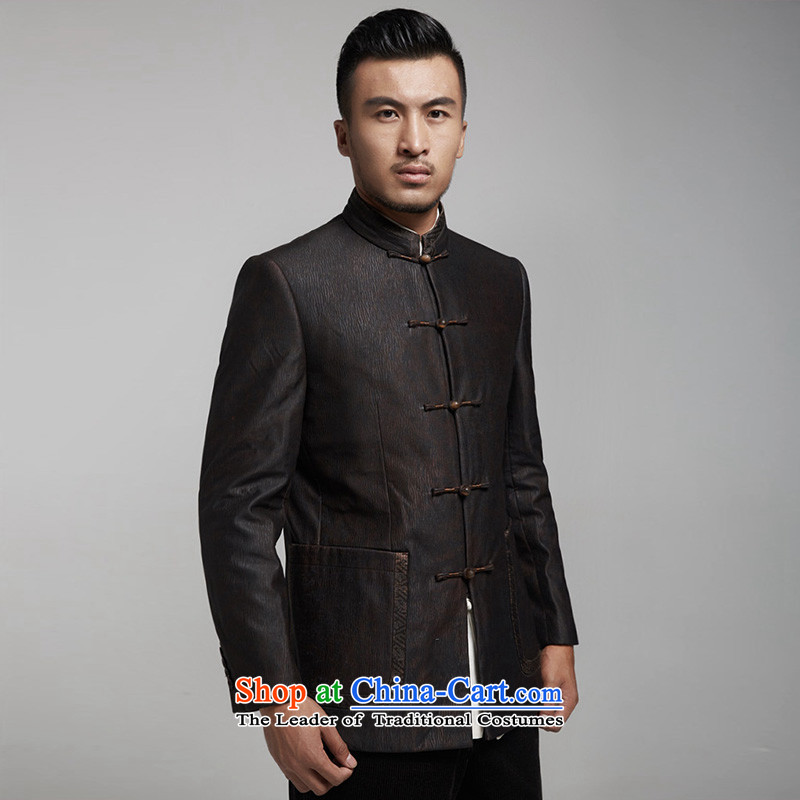 De Fudo Ienti cloud of incense yarn thin robe men Tang jackets Sau San Business Professional upscale China wind of men by 2015 autumn and winter, Black 46/170, de fudo shopping on the Internet has been pressed.