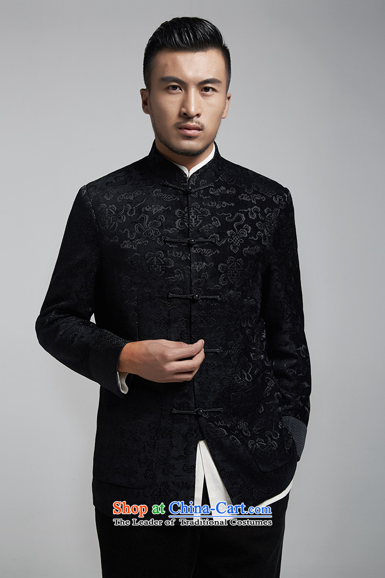 De Fudo Fragrance Tang dynasty fashion male is jackets of ethnic Chinese tunic Gross material? men fall and winter, black 4XL Photo, prices, brand platters! The elections are supplied in the national character of distribution, so action, buy now enjoy more preferential! As soon as possible.