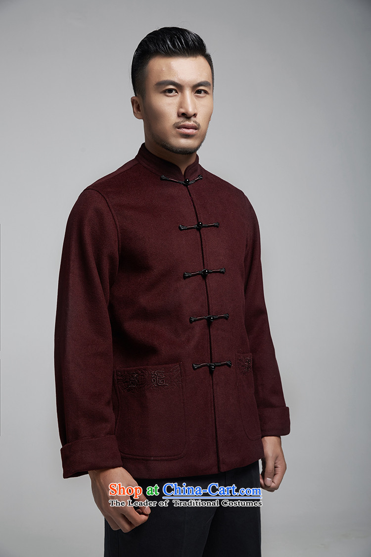 De Fudo Kiyomasa older men Tang dynasty long-sleeved jacket for autumn and winter 2015 Chinese father replacing three-dimensional construction warm China wind men wine red聽4XL Photo, prices, brand platters! The elections are supplied in the national character of distribution, so action, buy now enjoy more preferential! As soon as possible.