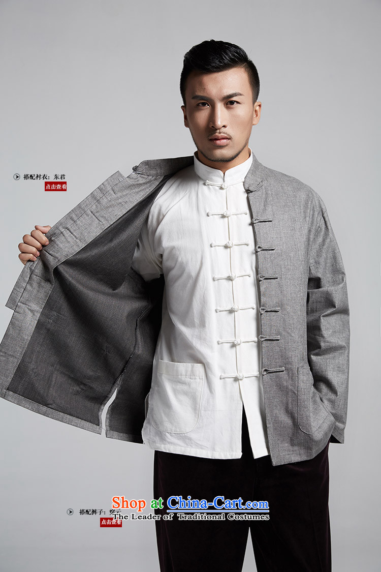 Fudo so diligently de ma Tang dynasty men wear long-sleeve shirts in spring and autumn shirt China wind men Light Gray L picture, prices, brand platters! The elections are supplied in the national character of distribution, so action, buy now enjoy more preferential! As soon as possible.