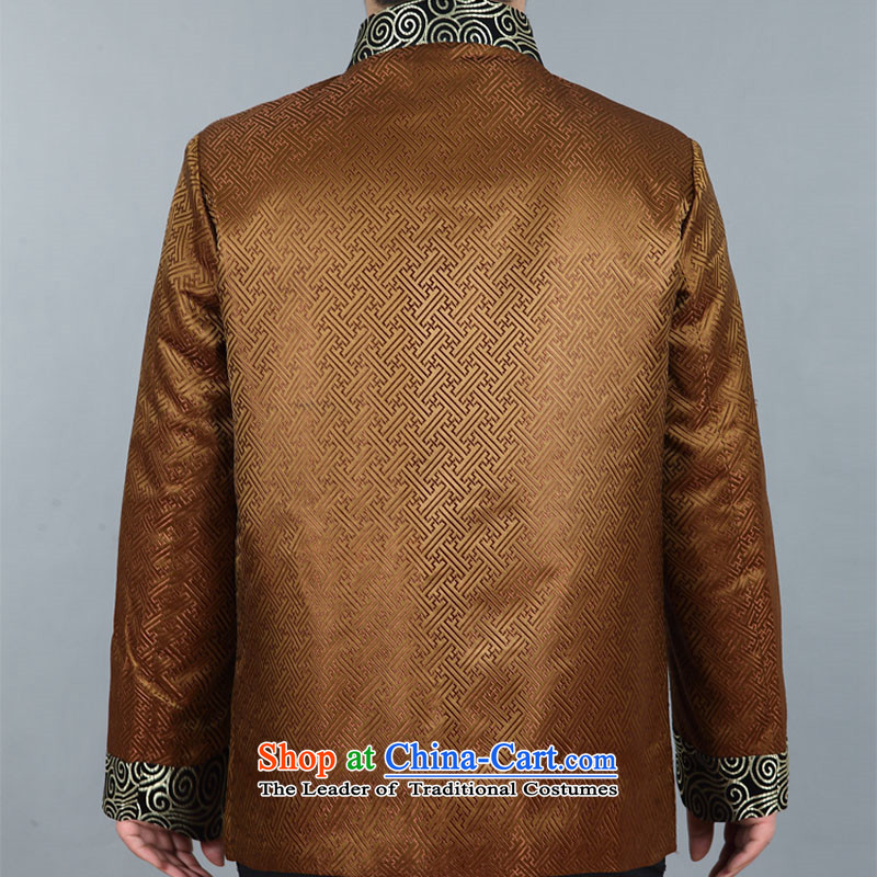 Rollet HIV from older Tang Dynasty Chinese robe men men long-sleeved shirt and Tang dynasty ãþòâ gold XXXL, HIV ROLLET (AICAROLINA) , , , shopping on the Internet