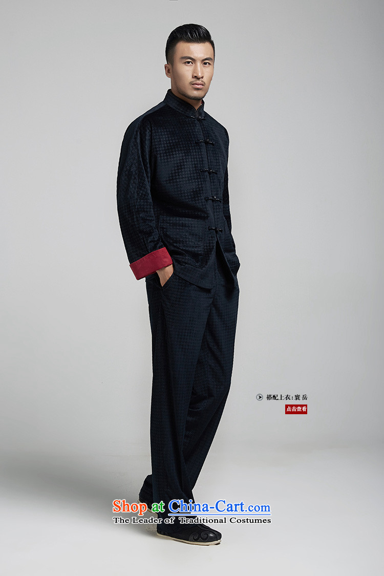 Fudo de 2015 good deeds velvet men Tang dynasty autumn and winter casual pants embroidery elastic waist Chinese China wind men dark blue 44/M picture, prices, brand platters! The elections are supplied in the national character of distribution, so action, buy now enjoy more preferential! As soon as possible.