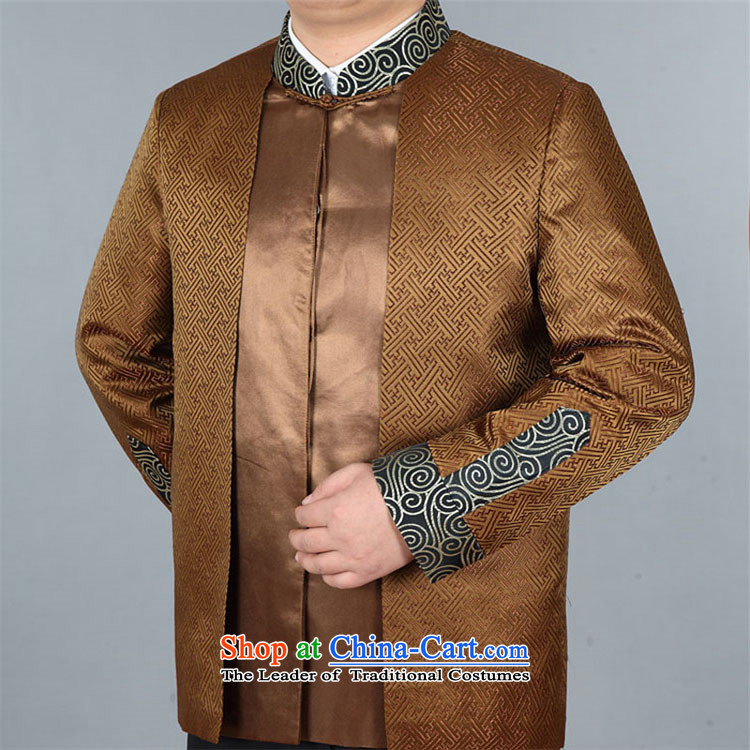 Hiv Rollet Spring New Men long-sleeved shirt, older men fall short in Tang Dynasty and long-sleeved gold XL Photo, prices, brand platters! The elections are supplied in the national character of distribution, so action, buy now enjoy more preferential! As soon as possible.