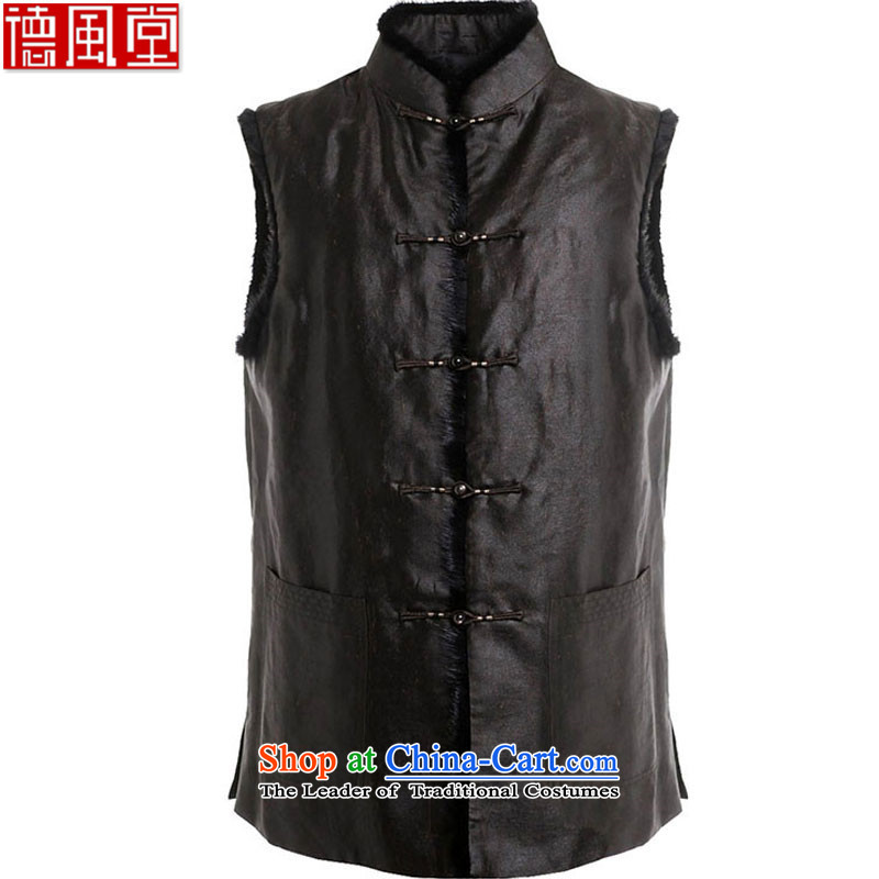 Fudo de-heung-cloud yarn of Tang Dynasty men at shoulder, a Chinese autumn and winter ma folder silk Sable Hair black , L'original fudo shopping on the Internet has been pressed.