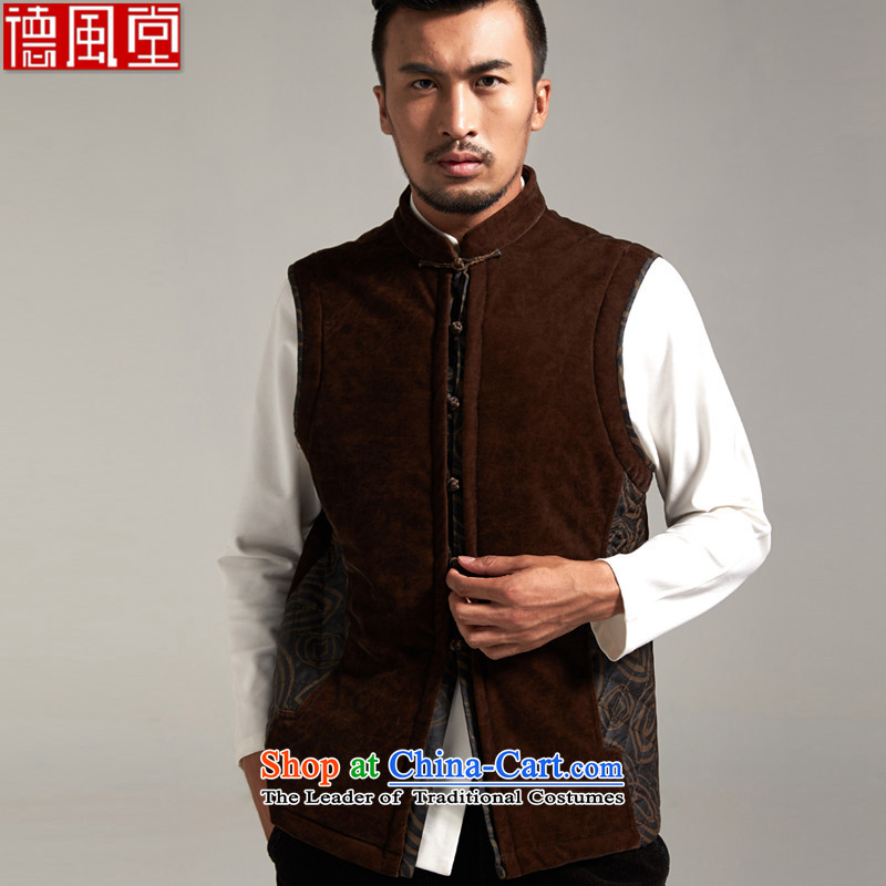 Fudo De Lai Yin Xiang Yun yarn men Tang Gown, a thick of Chinese shirt thin warm deep China wind ladyXL