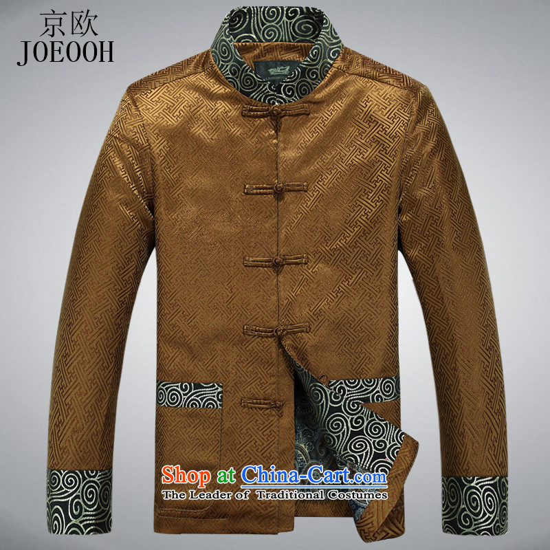 Beijing Spring and Autumn Europe Tang Dynasty Men long-sleeved men in older Chinese father blouses Large Tang dynasty China wind male M, Putin Europe (the golden JOE OOH) , , , shopping on the Internet