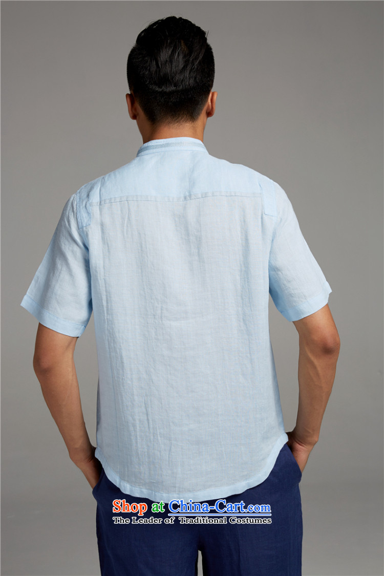Fudo suspension Lung Tak linen short-sleeved shirt with new disk Tang detained men who are of Chinese China wind 2015 Summer Tangerine Orange M picture, prices, brand platters! The elections are supplied in the national character of distribution, so action, buy now enjoy more preferential! As soon as possible.