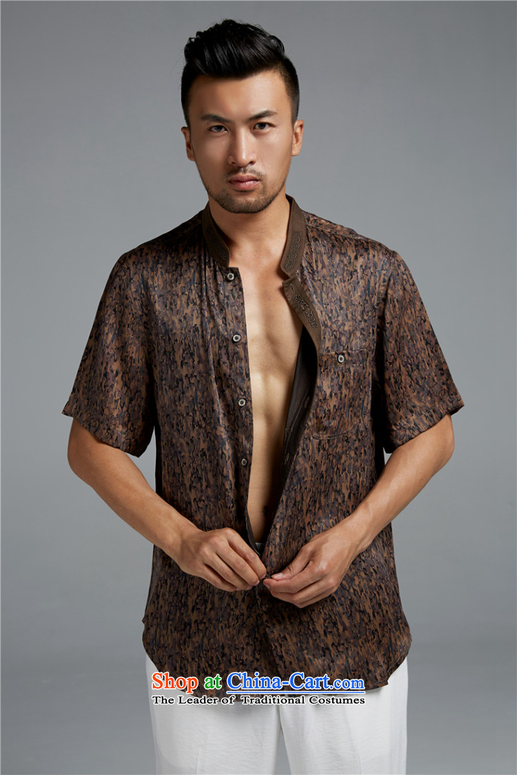 Fudo de drunken Chu 2015 Summer Chinese 100% silk anti-wrinkle short-sleeved Tang dynasty male new leisure boutique China wind suit XL Photo, prices, brand platters! The elections are supplied in the national character of distribution, so action, buy now enjoy more preferential! As soon as possible.