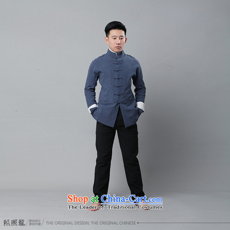 Hee-yong new double snapshot high collar long-sleeved shirt Tang dynasty men's jackets cotton linen Tang dynasty China wind White XL Photo, prices, brand platters! The elections are supplied in the national character of distribution, so action, buy now enjoy more preferential! As soon as possible.