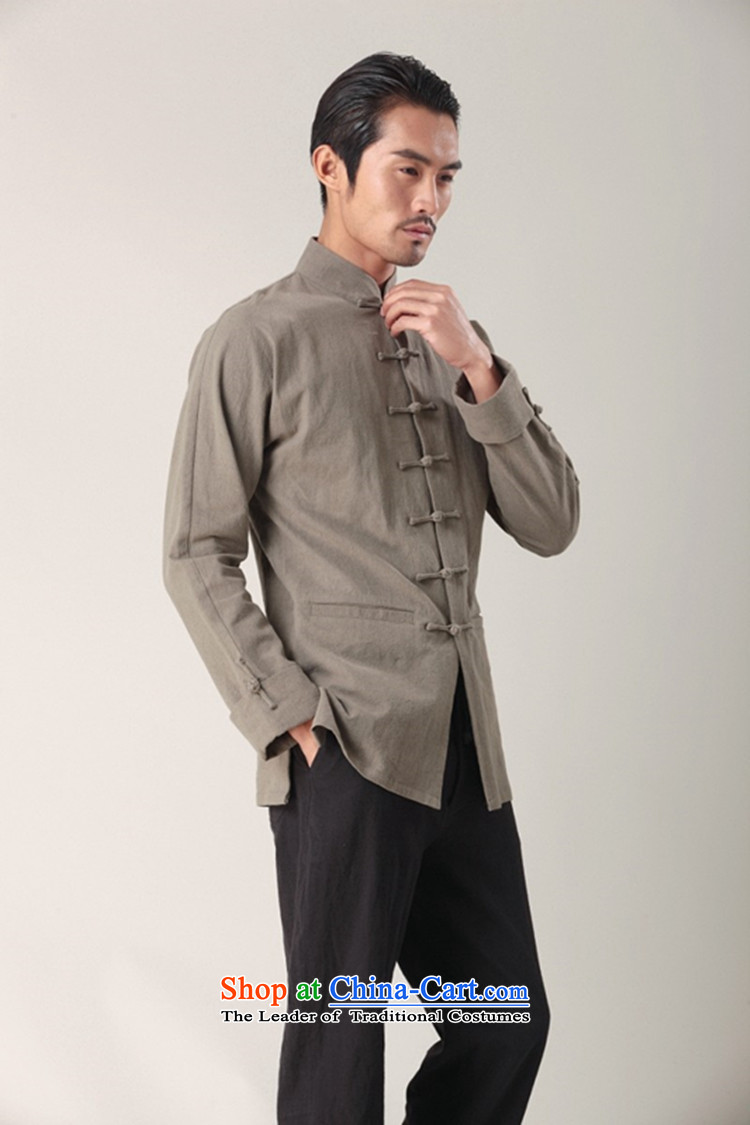 Hee-snapshot lung men wear long-sleeved shirt Tang dynasty China wind shirt cotton linen collar stylish shirt Han-men and Tang dynasty blue S picture, prices, brand platters! The elections are supplied in the national character of distribution, so action, buy now enjoy more preferential! As soon as possible.