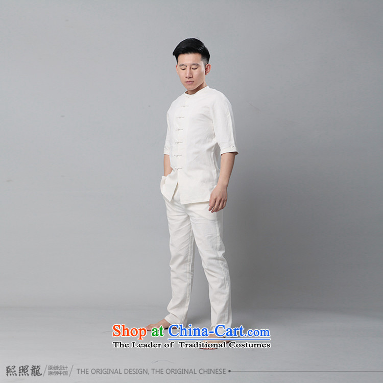 Hee-snapshot lung classic New Tang dynasty male short-sleeved knocked color round-neck collar short-sleeved shirt cotton linen china wind carbon S picture, prices, brand platters! The elections are supplied in the national character of distribution, so action, buy now enjoy more preferential! As soon as possible.