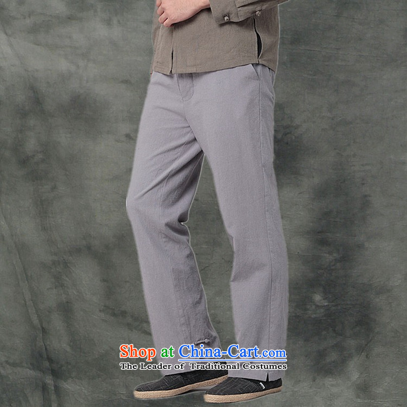 Hee-Snapshot Dragon cotton linen MEN CASUAL TROUSERS with a Chinese Kung Fu pants and leisure recreation loose Tang men White M-hee (XZAOLONG snapshot lung) , , , shopping on the Internet