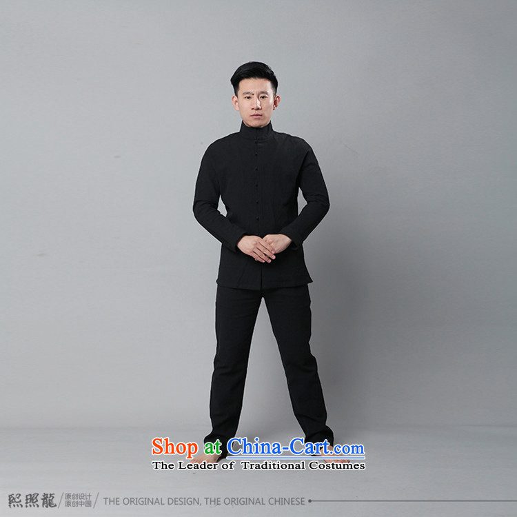 Hee-yong new snapshot of the original cotton linen collar Tang Dynasty Chinese men's shirts even rotator cuff national men's carbon M picture, prices, brand platters! The elections are supplied in the national character of distribution, so action, buy now enjoy more preferential! As soon as possible.