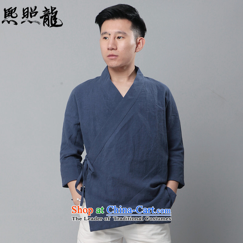 Hee-snapshot lung new cotton linen cloth Han-line ball-decorated and improved services is traversed by the black shirt relaxd XL, Hee-snapshot (XZAOLONG lung) , , , shopping on the Internet