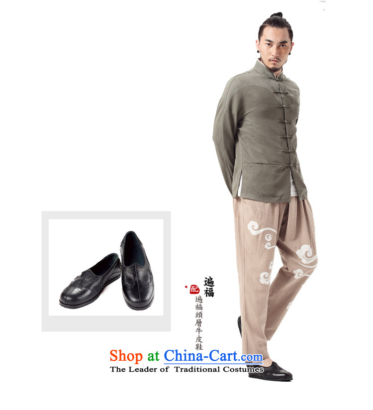 To Tang dynasty China wind tree men long-sleeved jacket Chinese collar Sau San disk detained men spring and summer in New withered gray /M picture, prices, brand platters! The elections are supplied in the national character of distribution, so action, buy now enjoy more preferential! As soon as possible.