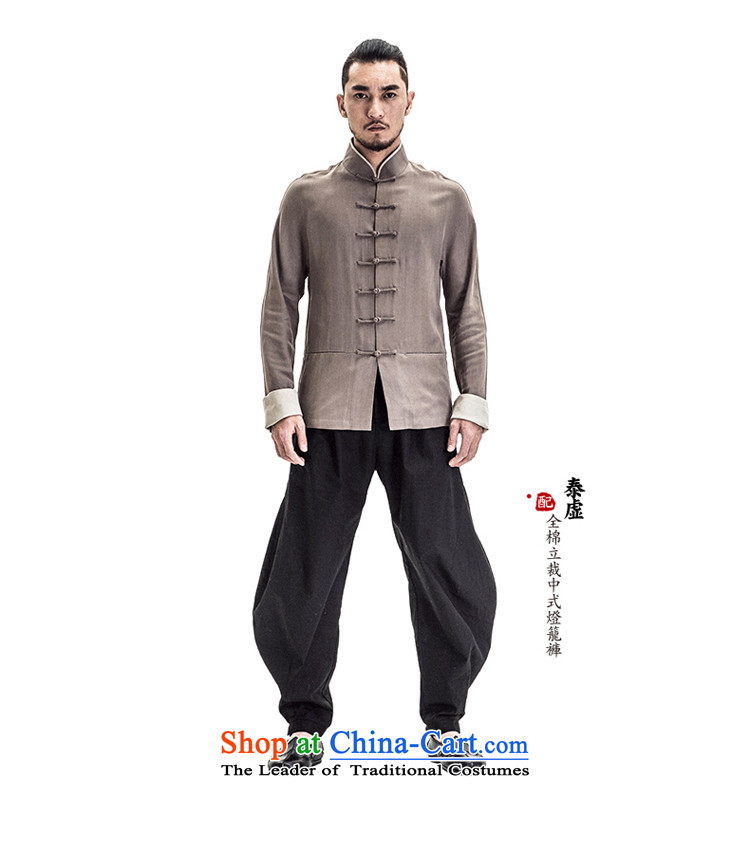 To Tang dynasty China wind tree men long-sleeved jacket Chinese collar Sau San disk detained men spring and summer in New withered gray /M picture, prices, brand platters! The elections are supplied in the national character of distribution, so action, buy now enjoy more preferential! As soon as possible.