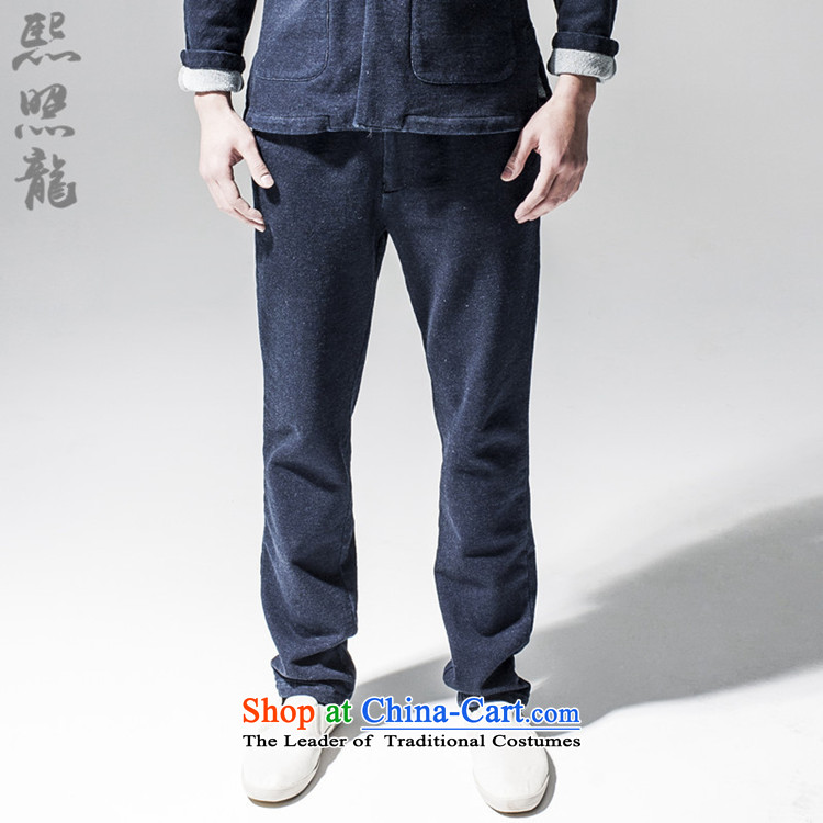 Hee-snapshot lung original stylish elastic waist jeans China wind in Waist Trousers micro pop-color castor cowboy blue trousers M picture, prices, brand platters! The elections are supplied in the national character of distribution, so action, buy now enjoy more preferential! As soon as possible.