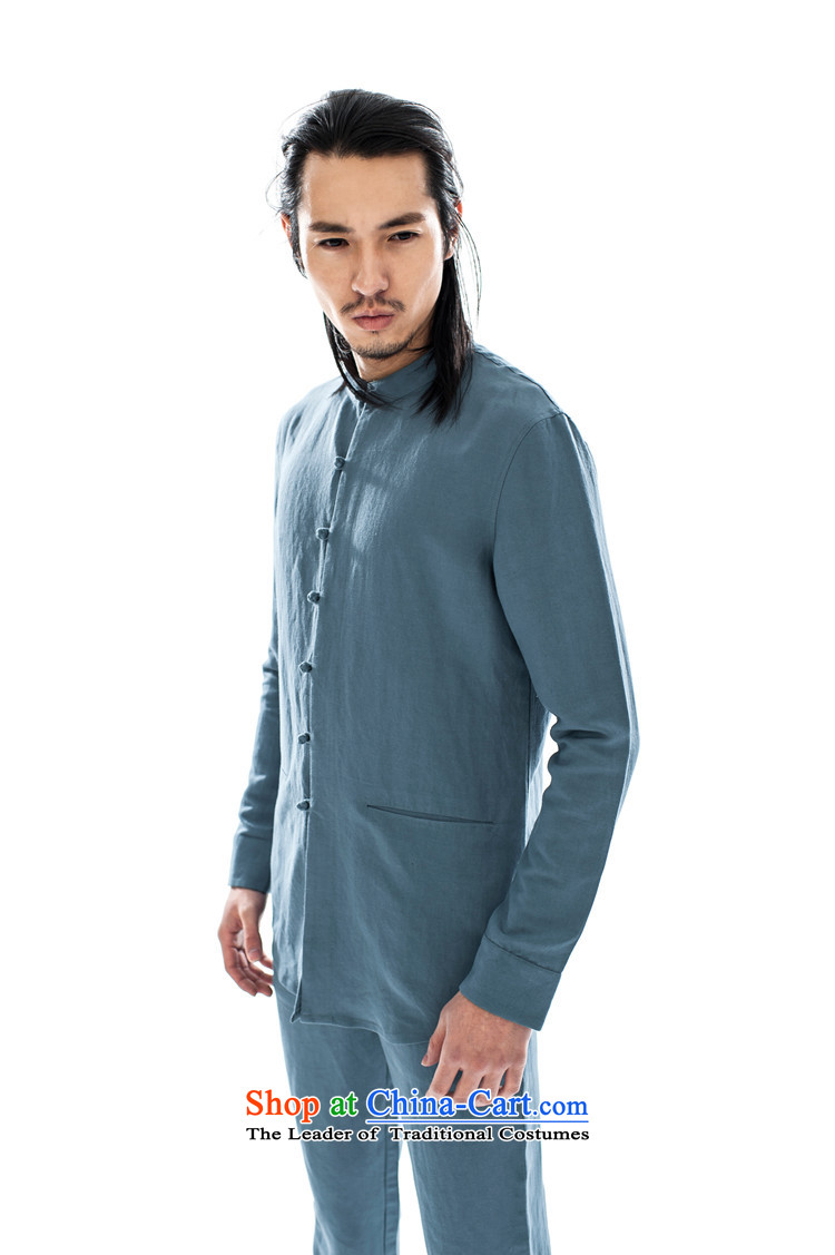 Hee-Snapshot Dragon 2015 China wind spring and autumn new Chinese shirt collar men long-sleeved shirts and stylish sleek Chinese White S picture, prices, brand platters! The elections are supplied in the national character of distribution, so action, buy now enjoy more preferential! As soon as possible.
