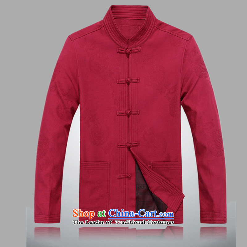 The Mai-Mai multi-    year 2015 China wind men Tang dynasty male long-sleeve sweater with Han-Spring and Autumn Chinese male red XXL picture, prices, brand platters! The elections are supplied in the national character of distribution, so action, buy now enjoy more preferential! As soon as possible.