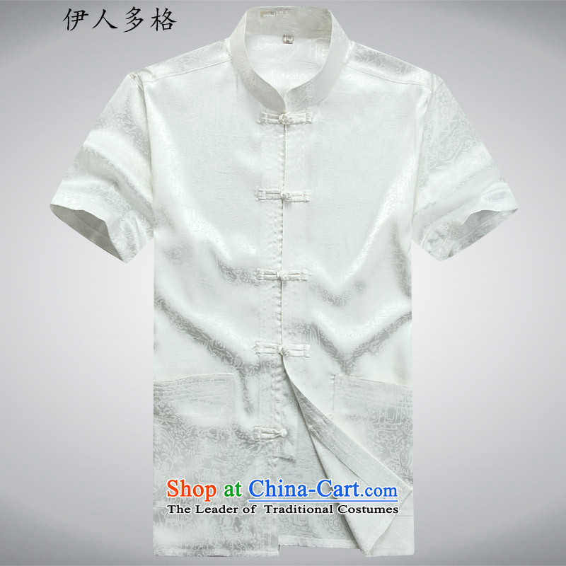 The Mai-Mai multi-? year 2015 new men in Tang Dynasty Package loose white older?XXXL