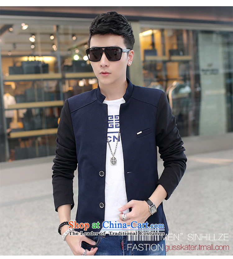 Men's 2015 Winter Jackets autumn male insert new coat B465 navy M picture, prices, brand platters! The elections are supplied in the national character of distribution, so action, buy now enjoy more preferential! As soon as possible.