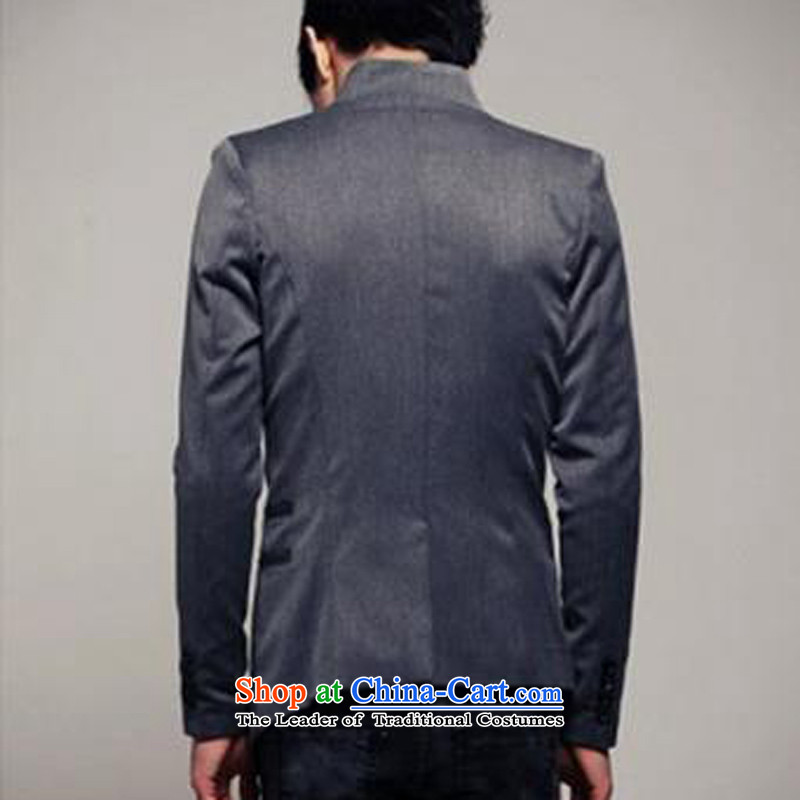 In 2015 fourth quarter yang shall not rule collar male Chinese tunic personality Zhongshan Jacket Sau San men's gross? M Yang in gray , , , shopping on the Internet