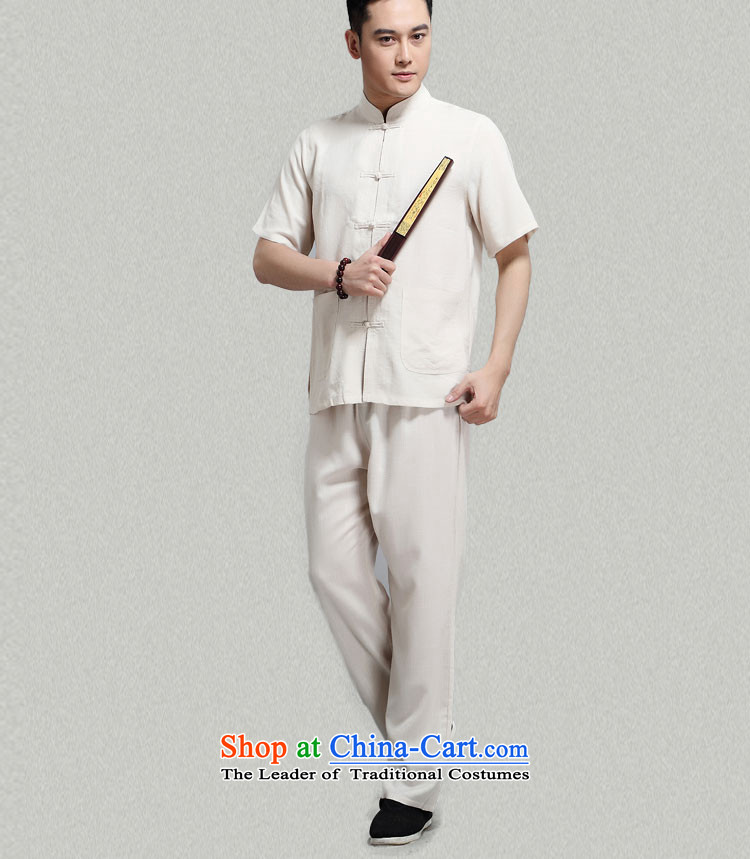 - Wolf JIEYA-WOLF, New Package Tang dynasty men's short-sleeved advanced cotton linen summer pure color minimalist, China wind men loaded, Kane mine-white a picture, the price and the 170/M brand platters! The elections are supplied in the national character of distribution, so action, buy now enjoy more preferential! As soon as possible.