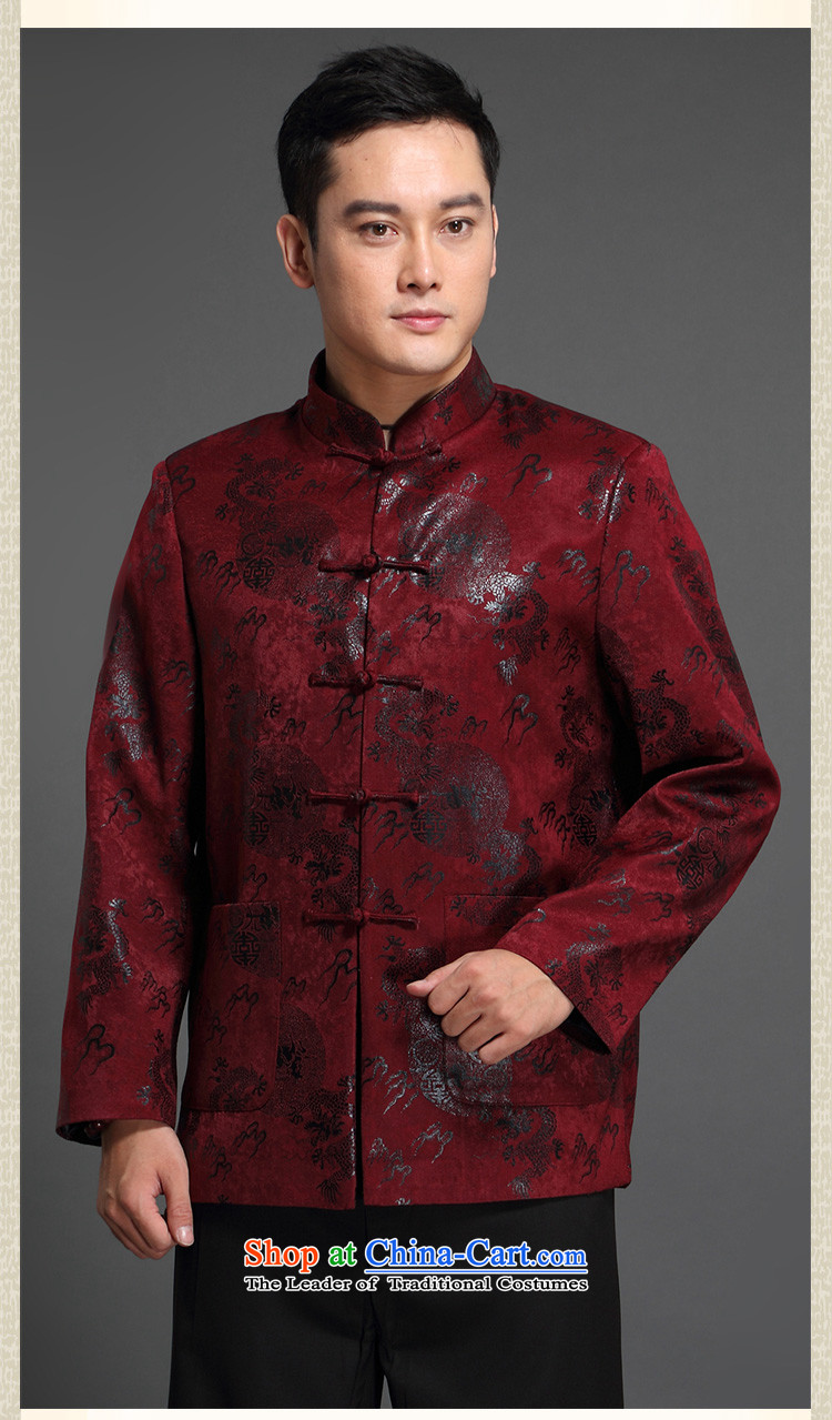 The 2015 autumn million new products in older men Tang dynasty China Wind Jacket collar long-sleeved embroidery Tang dynasty male W1518 coffee-colored (cotton waffle 170(L) pictures), prices, brand platters! The elections are supplied in the national character of distribution, so action, buy now enjoy more preferential! As soon as possible.