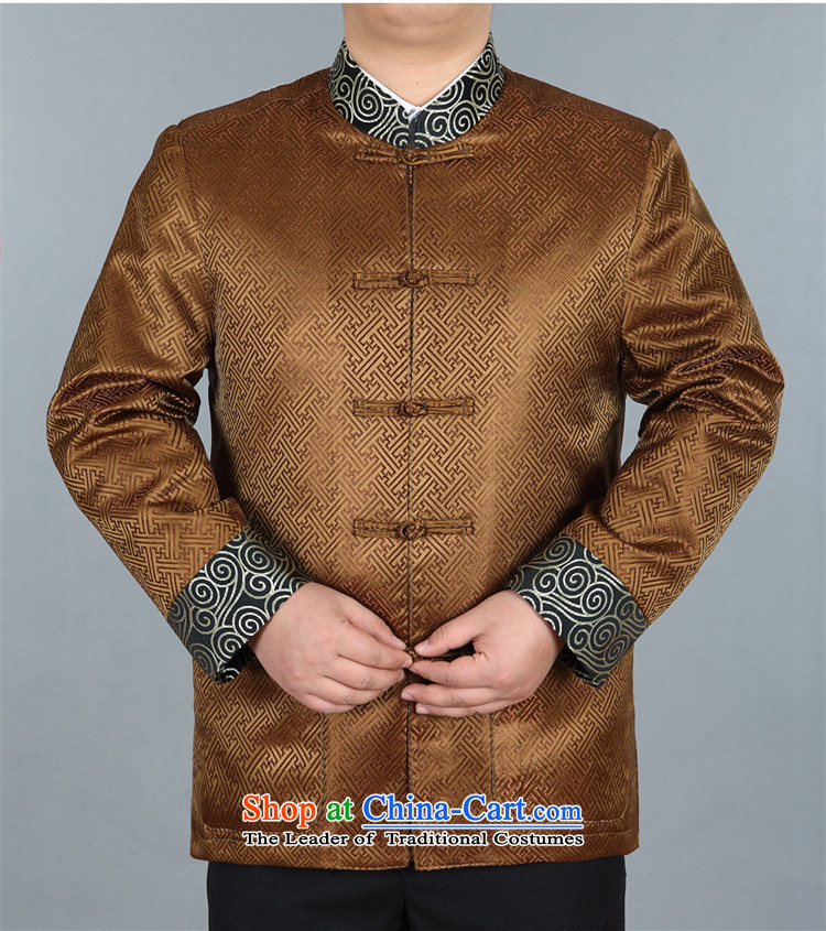 The elderly in the euro Beijing long-sleeve sweater in Tang Dynasty during the spring and autumn New Men, Tang blouses Tang Dynasty Chinese men's jackets gold XL Photo, prices, brand platters! The elections are supplied in the national character of distribution, so action, buy now enjoy more preferential! As soon as possible.