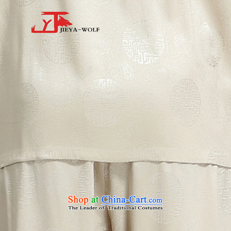 - Wolf JIEYA-WOLF, New Package Tang dynasty men's short-sleeved advanced silk summer, auspicious millennium figure for men with short-sleeved T Tang 165/S,JIEYA-WOLF,,, set of online shopping