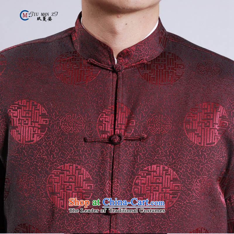 Ko Yo Overgrown Tomb Gigi Lai 2015 autumn and winter new middle-aged father Tang Dynasty Stylish retro collar disc detained and trendy Chinese cotton larger M0047 M0047-A 3XL/ plus cotton, Ko Yo Overgrown Tomb Gigi Lai , , , shopping on the Internet