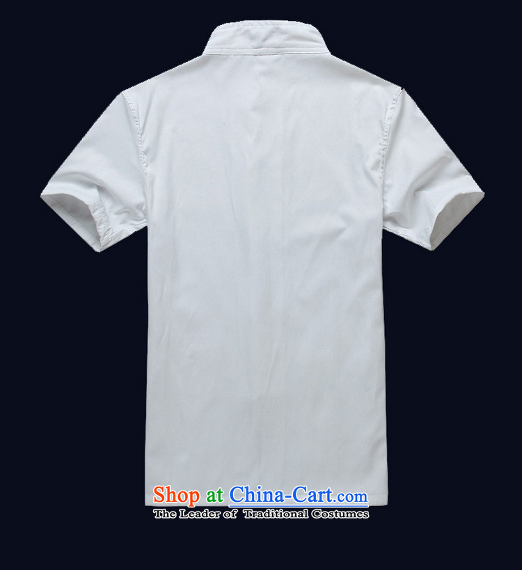 The new 2015 Yang Shuai men Tang dynasty short-sleeved T-shirt summer Chinese tunic, elderly men national costumes China wind up detained men's shirts, Retro collar China wind 42/180 white picture, prices, brand platters! The elections are supplied in the national character of distribution, so action, buy now enjoy more preferential! As soon as possible.