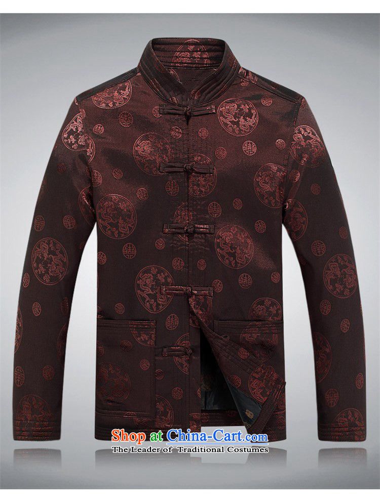 Kanaguri mouse spring and fall New Men Tang jackets in older Men's Mock-Neck national costumes Tang dynasty coffee-colored M pictures, prices, brand platters! The elections are supplied in the national character of distribution, so action, buy now enjoy more preferential! As soon as possible.
