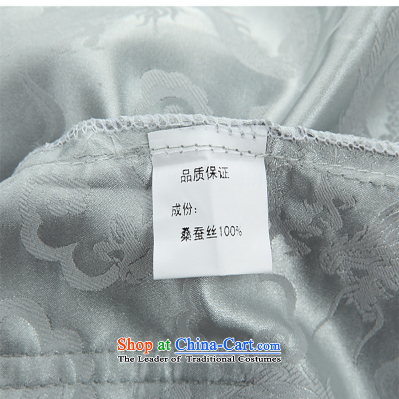 The Mai-Mai multiple cells聽   in the summer of 2015 men Tang Dynasty Package short-sleeved of older persons in the Men's Shirt Grandpa summer father White Kit聽175 Ma茂-Ma茂 multiple cells (YIRENDUOGE) , , , shopping on the Internet