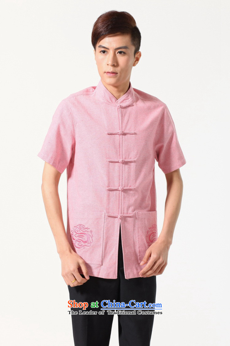 Dan smoke original male Tang dynasty summer new Chinese clothing collar cotton linen Comfort Men leisure short-sleeved shirt Tang dynasty picture color L photo, prices, brand platters! The elections are supplied in the national character of distribution, so action, buy now enjoy more preferential! As soon as possible.