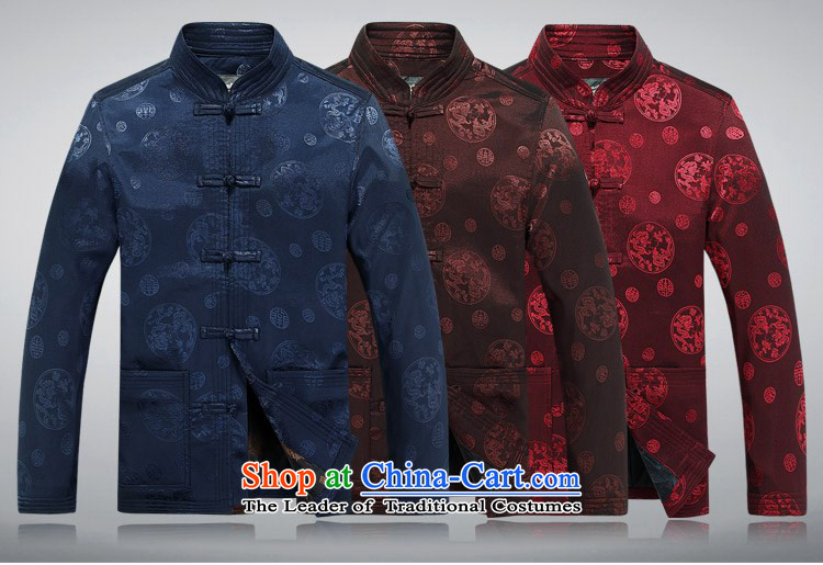 Beijing OSCE men Tang jacket during the Spring and Autumn in New Tang Tang dynasty older men and the elderly in the long round long-sleeved jacket Tang Red XXL picture, prices, brand platters! The elections are supplied in the national character of distribution, so action, buy now enjoy more preferential! As soon as possible.