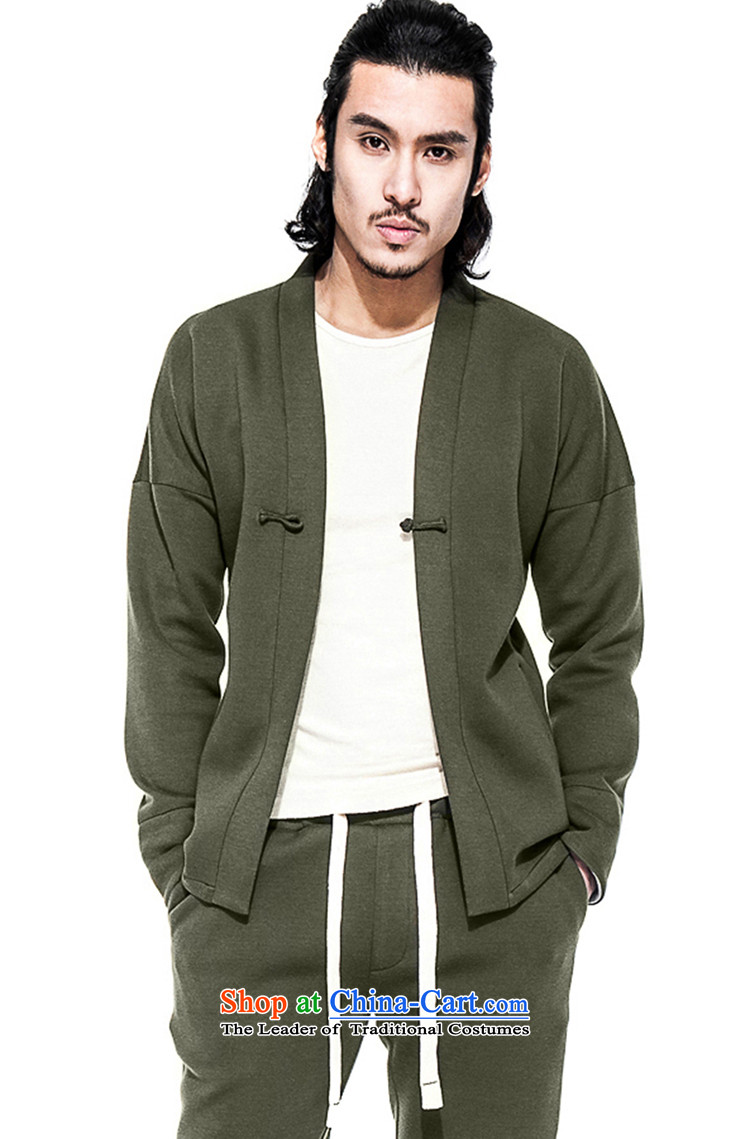 Seventy-tang China wind air layer men improved Han-tray clip Chinese Jacket Sport and leisure Tang blouses retro army green XL pre-sale 7 days of pictures, prices, brand platters! The elections are supplied in the national character of distribution, so action, buy now enjoy more preferential! As soon as possible.