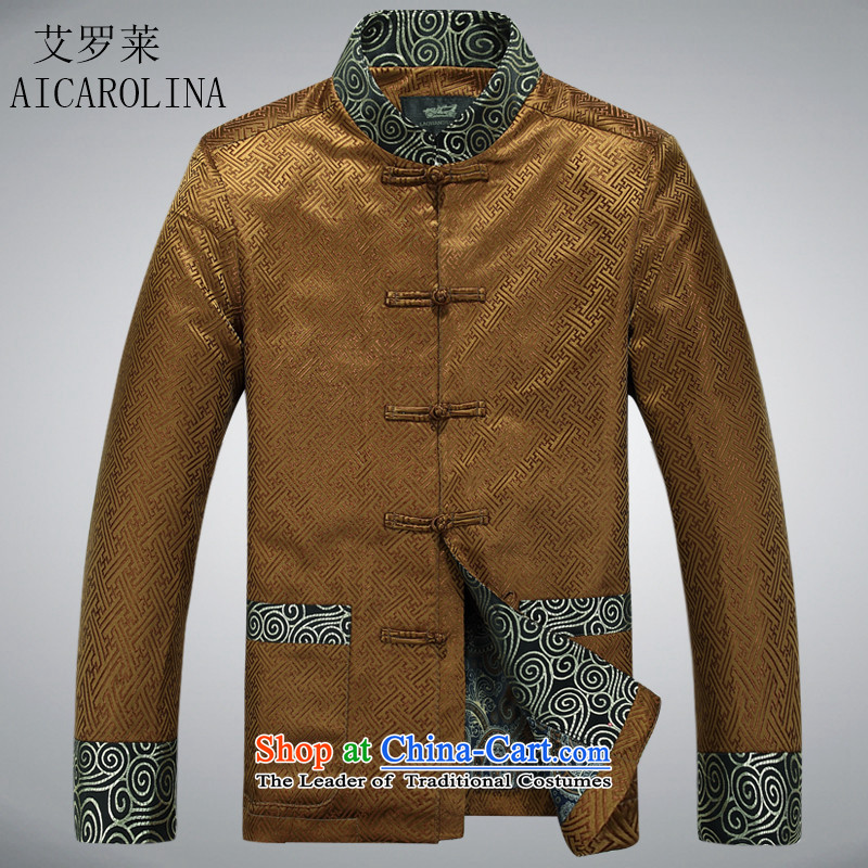 Hiv Rollet spring in older men Tang dynasty long-sleeved clothes Chinese ceremony China Wind Jacket gold XXXL, clothing HIV ROLLET (AICAROLINA) , , , shopping on the Internet