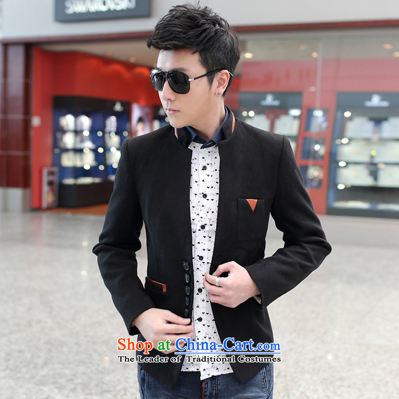 2015 male and leisure Mock-neck Korean small business suit X10 ,L,Happy Ka of gray , , , shopping on the Internet