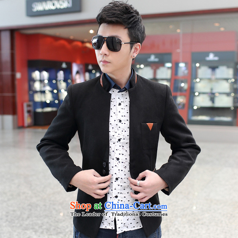 2015 male and leisure Mock-neck Korean small business suit X10 ,L,Happy Ka of gray , , , shopping on the Internet