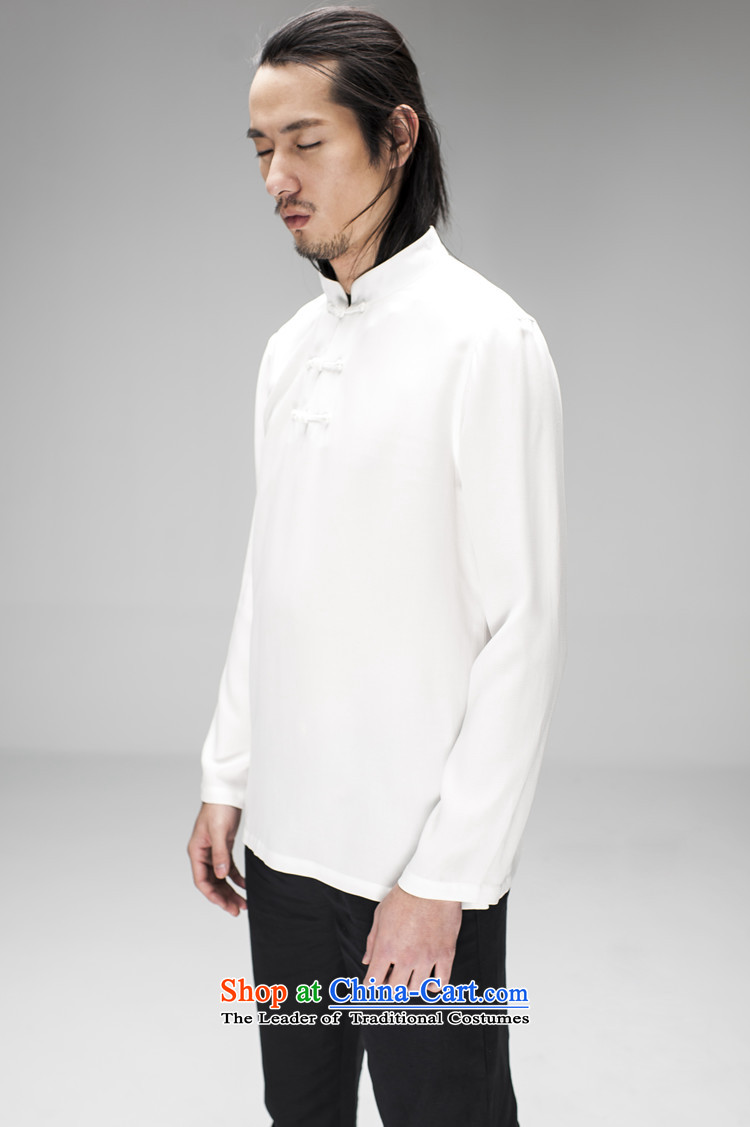Hee-snapshot lung original spring and summer New Men Chinese long-sleeved men Tang kit and a mock-neck Breathable white T-shirt, forming the leisure S picture, prices, brand platters! The elections are supplied in the national character of distribution, so action, buy now enjoy more preferential! As soon as possible.