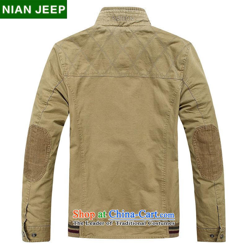 Jeep Shield 2015 men stitching Washed Cotton coat D6803 leisure Army Green XL, jeep shield shopping on the Internet has been pressed.