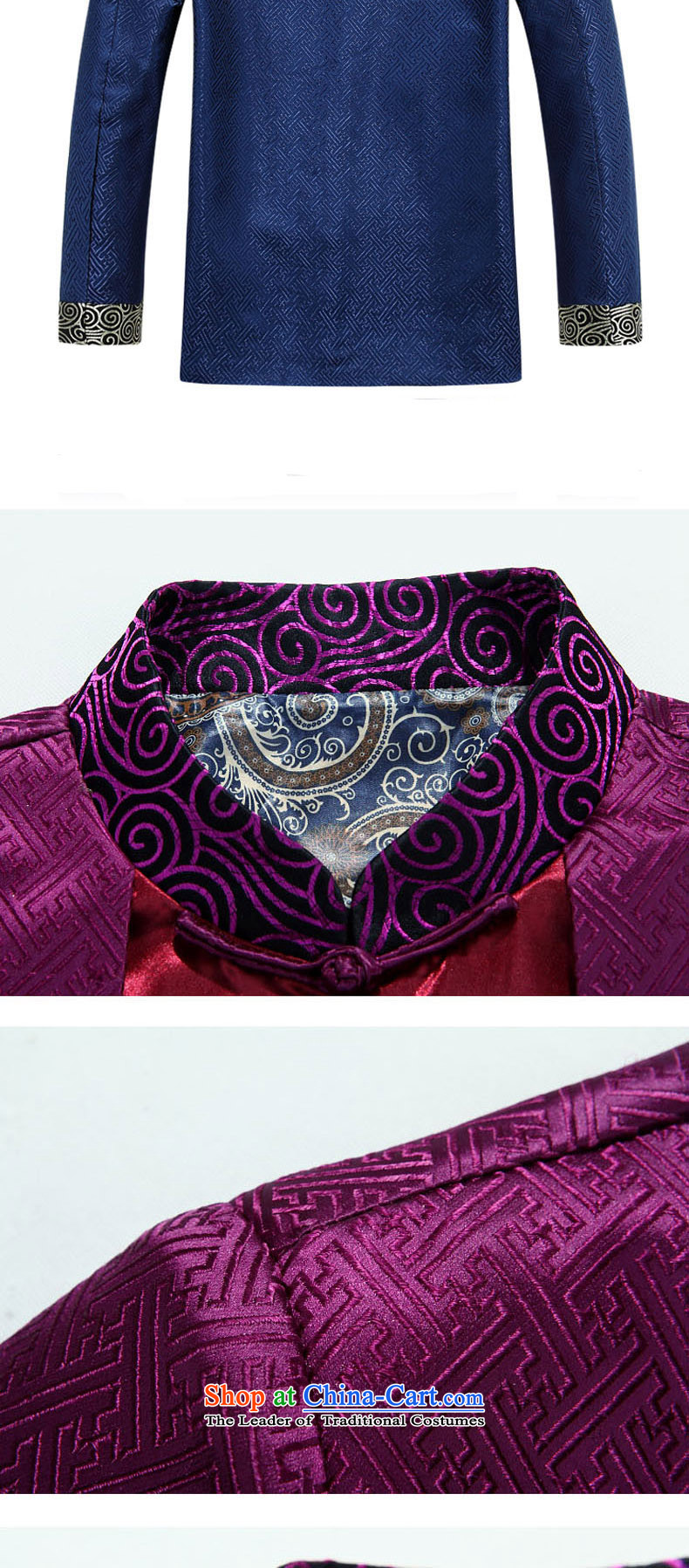 Bosnia and the new) thre older men jacket coat Tang dynasty during the spring and autumn) Men long-sleeved APEC Chinese ethnic Han-name will F88023 contemptuous of purple L/175 picture, prices, brand platters! The elections are supplied in the national character of distribution, so action, buy now enjoy more preferential! As soon as possible.