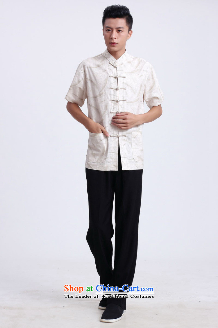 Figure for summer flowers New Men Tang dynasty national men's Chinese clothing improved linen collar Short-Sleeve Men Tang Gown - 1 XL Photo, prices, brand platters! The elections are supplied in the national character of distribution, so action, buy now enjoy more preferential! As soon as possible.