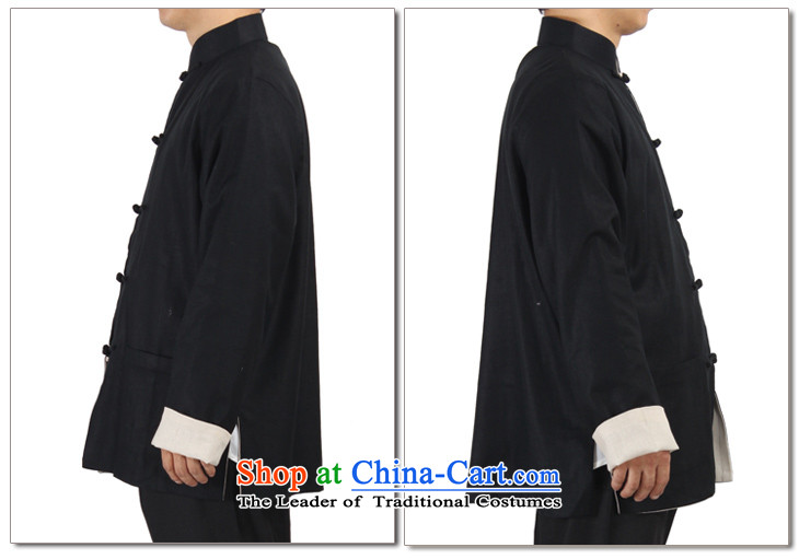 The elderly in Mephidross beibei economy cotton linen clothes to wear long-sleeved load dad duplex Tang dynasty autumn and winter men's jackets black and red XL Photo, prices, brand platters! The elections are supplied in the national character of distribution, so action, buy now enjoy more preferential! As soon as possible.