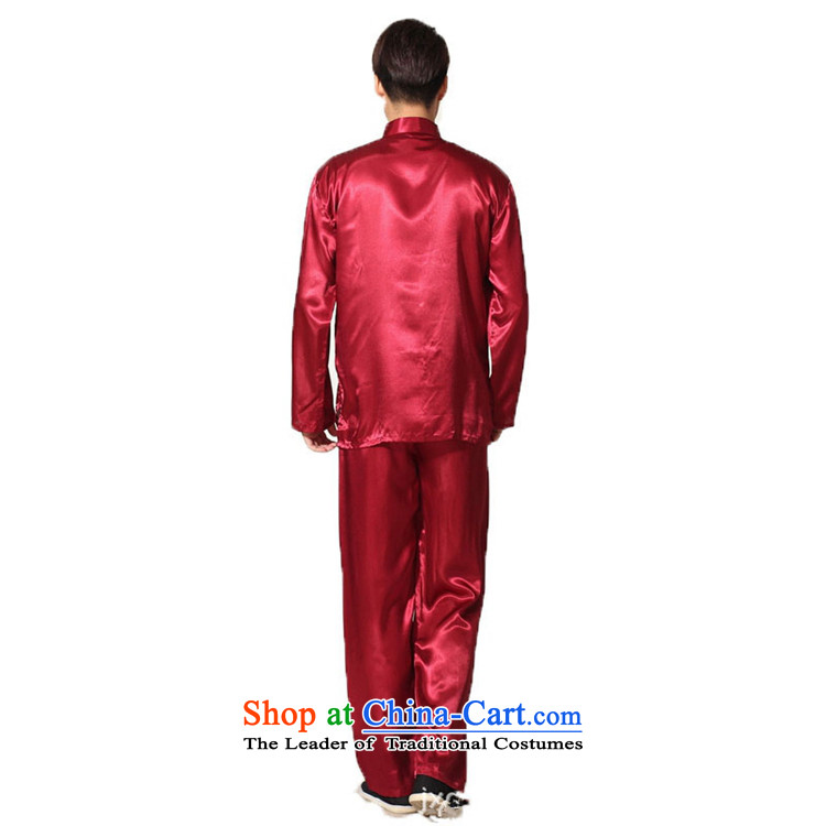 In accordance with the new fuser men pure color embroidered dragon shirt + Leisure pants retro sheikhs wind Tang Dynasty Package LGD/M0013# Magenta XL Photo, prices, brand platters! The elections are supplied in the national character of distribution, so action, buy now enjoy more preferential! As soon as possible.