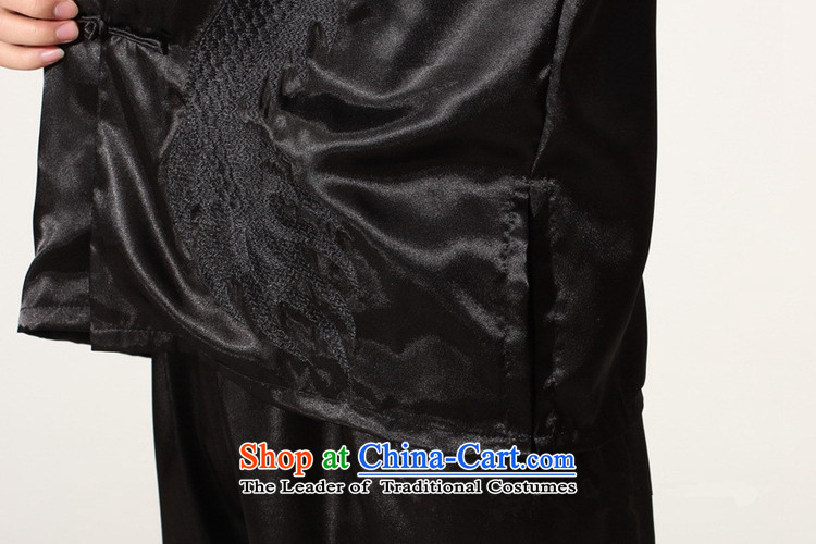 In accordance with the fuser spring and summer New Men's Mock-Neck embroidered dragon sheikhs wind Tang Dynasty Package Sanshou LGD/M0014# services black L picture, prices, brand platters! The elections are supplied in the national character of distribution, so action, buy now enjoy more preferential! As soon as possible.