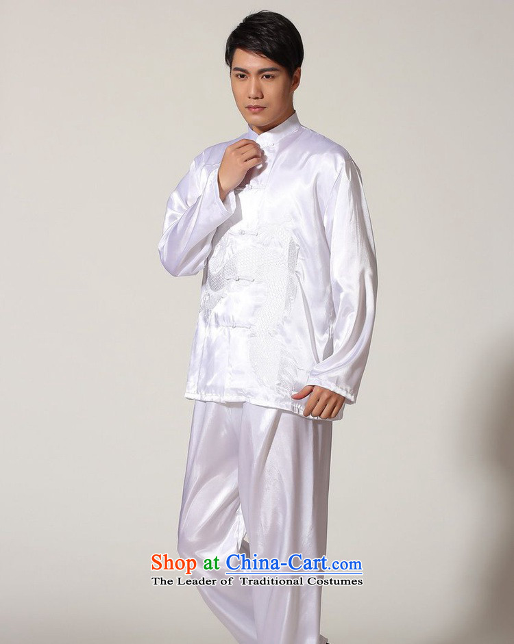 In accordance with the new fuser men retro sheikhs wind Mock-Neck Shirt + detained single row leisure pants Tang Dynasty Package Sanshou LGD/M0010# Services White M picture, prices, brand platters! The elections are supplied in the national character of distribution, so action, buy now enjoy more preferential! As soon as possible.
