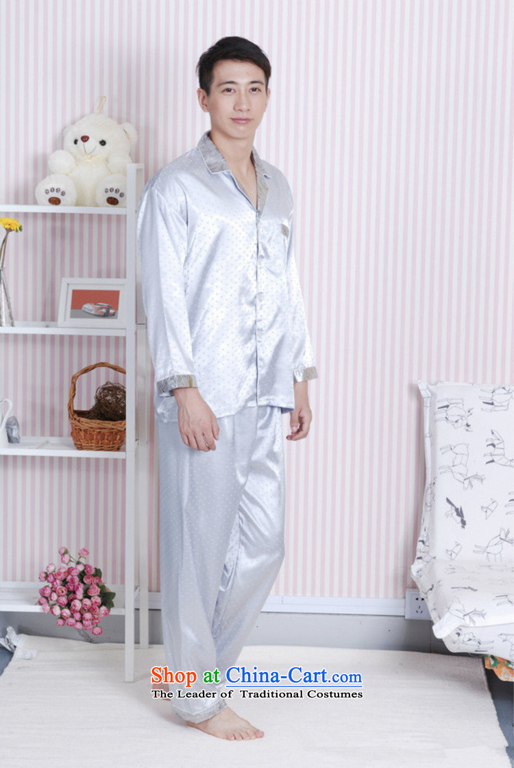 In accordance with the new fuser men retro China wind lapel CSMS stamp shirt + casual pants two kits Tang Dynasty Package LGD/SH0007# -A gray XL Photo, prices, brand platters! The elections are supplied in the national character of distribution, so action, buy now enjoy more preferential! As soon as possible.