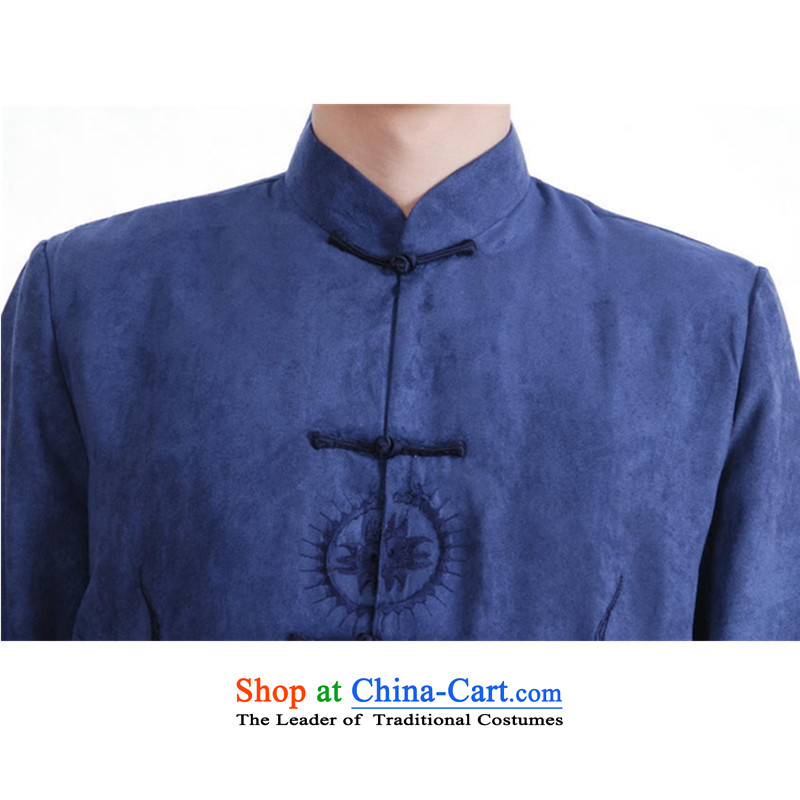 In accordance with the new spring and autumn gel men Tang dynasty retro sheikhs wind Ssangyong embroidered with Father Tang jackets on Tsing M to LGD/M1150# fuser , , , shopping on the Internet